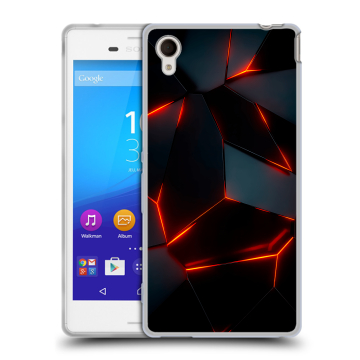 Пластиковый чехол на Sony Xperia M4 Aqua с принтом Яркие абстракции Пластиковый чехол на Sony Xperia M4 Aqua с принтом Яркие абстракции