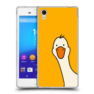 Пластиковый чехол на Sony Xperia M4 Aqua с принтом Утка