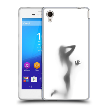 Пластиковый чехол на Sony Xperia M4 Aqua с принтом Силуэт Пластиковый чехол на Sony Xperia M4 Aqua с принтом Силуэт