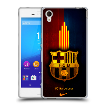 Пластиковый чехол на Sony Xperia M4 Aqua с принтом Барселона Barcelona Пластиковый чехол на Sony Xperia M4 Aqua с принтом Барселона Barcelona