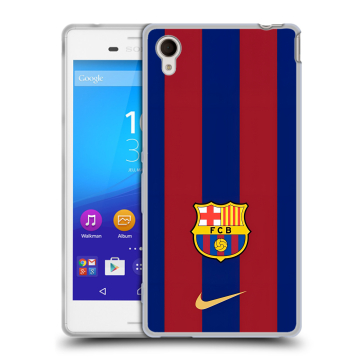 Пластиковый чехол на Sony Xperia M4 Aqua с принтом Барселона Barcelona
