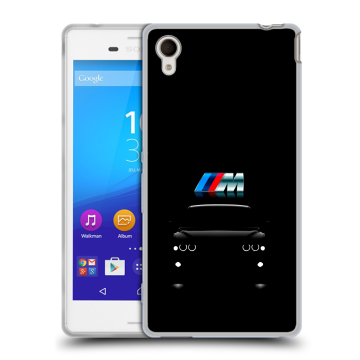 Пластиковый чехол на Sony Xperia M4 Aqua с принтом БМВ BMW Пластиковый чехол на Sony Xperia M4 Aqua с принтом БМВ BMW