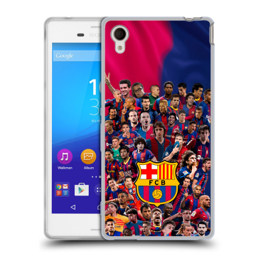 Пластиковый чехол на Sony Xperia M4 Aqua с принтом Барселона Barcelona Пластиковый чехол на Sony Xperia M4 Aqua с принтом Барселона Barcelona