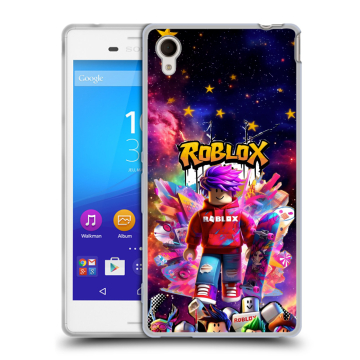 Пластиковый чехол на Sony Xperia M4 Aqua с принтом Roblox Роблокс Пластиковый чехол на Sony Xperia M4 Aqua с принтом Roblox Роблокс