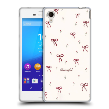 Пластиковый чехол на Sony Xperia M4 Aqua с принтом для девочек Пластиковый чехол на Sony Xperia M4 Aqua с принтом для девочек