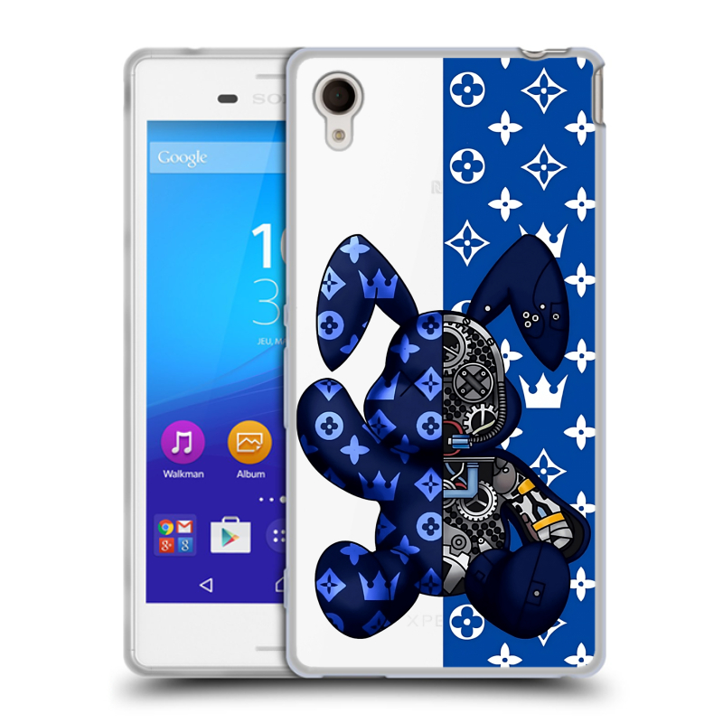 Пластиковый чехол на Sony Xperia M4 Aqua с принтом Луи робот Пластиковый чехол на Sony Xperia M4 Aqua с принтом Луи робот