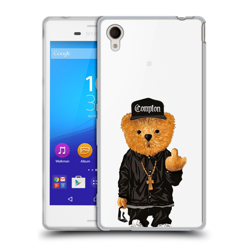 Пластиковый чехол на Sony Xperia M4 Aqua с принтом Плюшевый медведь Пластиковый чехол на Sony Xperia M4 Aqua с принтом Плюшевый медведь