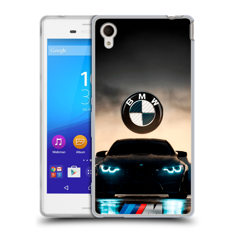 Пластиковый чехол на Sony Xperia M4 Aqua с принтом БМВ BMW Пластиковый чехол на Sony Xperia M4 Aqua с принтом БМВ BMW