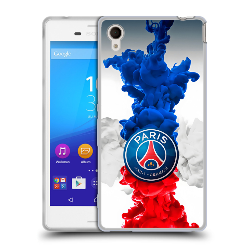 Пластиковый чехол на Sony Xperia M4 Aqua с принтом PSG ПСЖ Пластиковый чехол на Sony Xperia M4 Aqua с принтом PSG ПСЖ