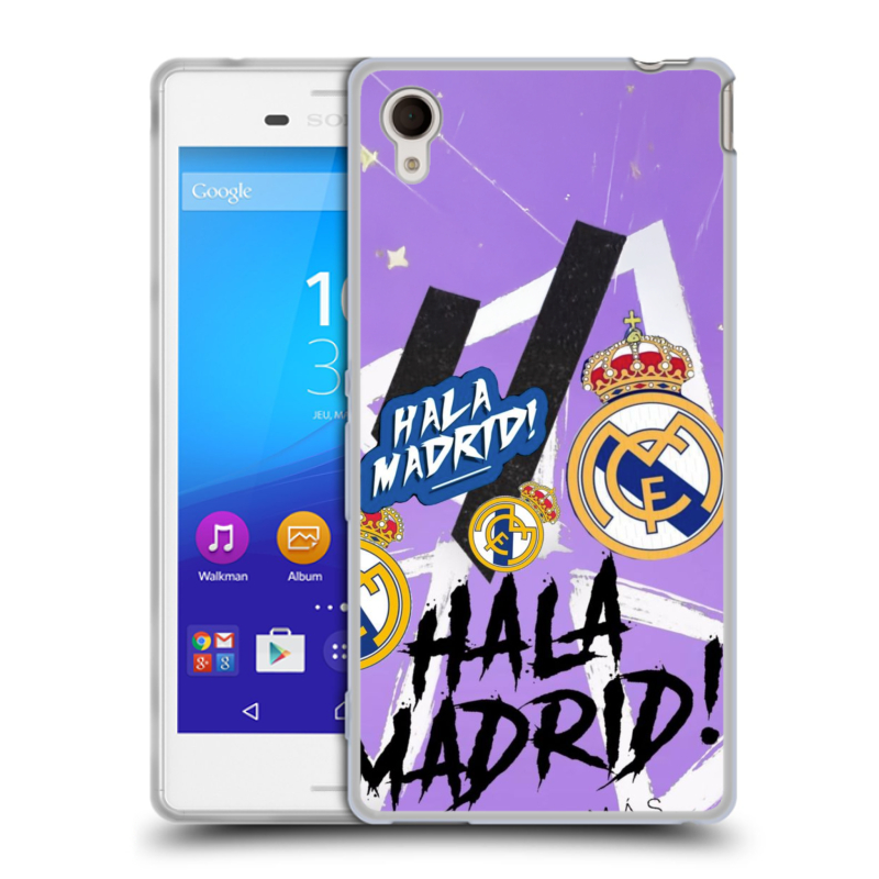 Пластиковый чехол на Sony Xperia M4 Aqua с принтом Real Madrid Реал Мадрид Пластиковый чехол на Sony Xperia M4 Aqua с принтом Real Madrid Реал Мадрид