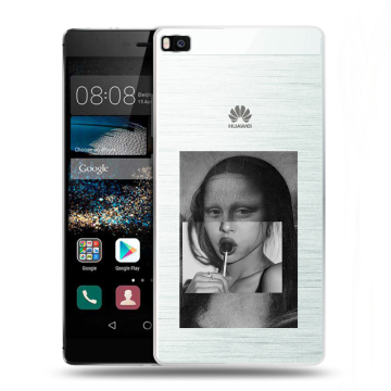 Пластиковый чехол на Huawei P8 с принтом Мона Лиза Пластиковый чехол на Huawei P8 с принтом Мона Лиза