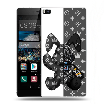 Пластиковый чехол на Huawei P8 с принтом Луи робот Пластиковый чехол на Huawei P8 с принтом Луи робот