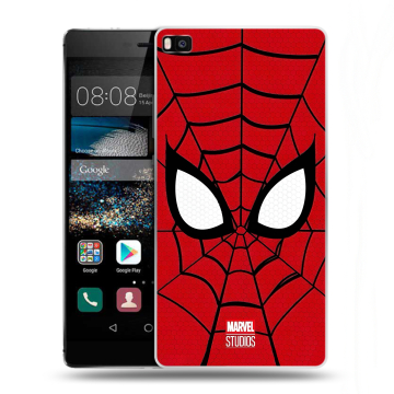 Пластиковый чехол на Huawei P8 с принтом человек паук spiderman