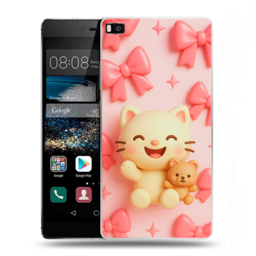 Пластиковый чехол на Huawei P8 с принтом для девочек Пластиковый чехол на Huawei P8 с принтом для девочек