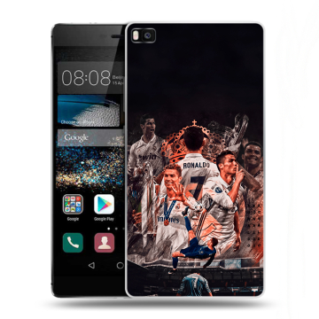 Пластиковый чехол на Huawei P8 с принтом Реал Роналдо Real Ronaldo Пластиковый чехол на Huawei P8 с принтом Реал Роналдо Real Ronaldo