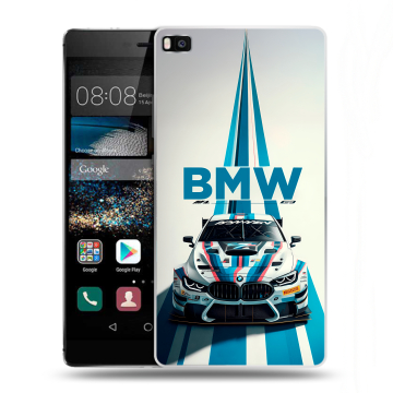 Пластиковый чехол на Huawei P8 с принтом БМВ BMW Пластиковый чехол на Huawei P8 с принтом БМВ BMW
