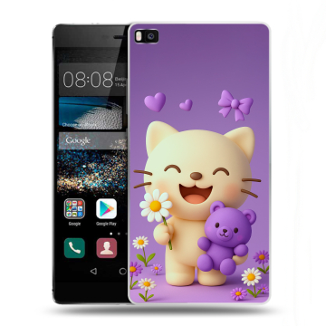 Пластиковый чехол на Huawei P8 с принтом для девочек Пластиковый чехол на Huawei P8 с принтом для девочек