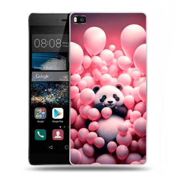 Пластиковый чехол на Huawei P8 с принтом Панда