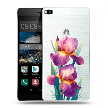 Пластиковый чехол на Huawei P8 с принтом Цветы орхидеи Пластиковый чехол на Huawei P8 с принтом Цветы орхидеи