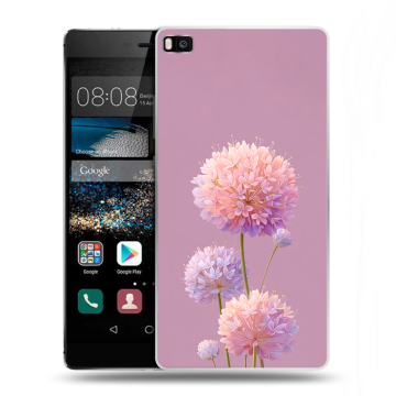 Пластиковый чехол на Huawei P8 с принтом Цветы Пластиковый чехол на Huawei P8 с принтом Цветы