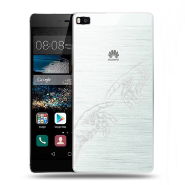 Пластиковый чехол на Huawei P8 с принтом Сотворение мира Пластиковый чехол на Huawei P8 с принтом Сотворение мира