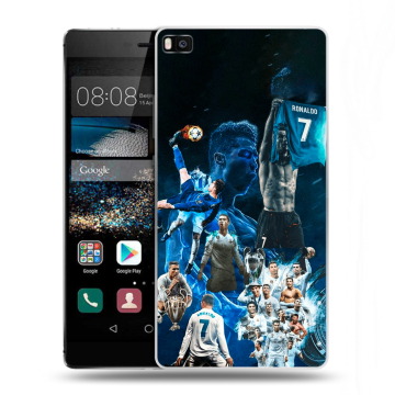Пластиковый чехол на Huawei P8 с принтом Реал Роналдо