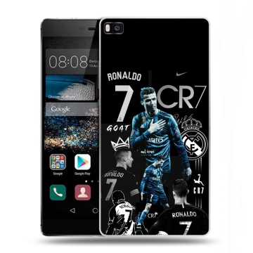 Пластиковый чехол на Huawei P8 с принтом Реал Роналдо Пластиковый чехол на Huawei P8 с принтом Реал Роналдо