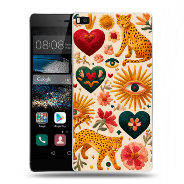 Пластиковый чехол на Huawei P8 с принтом Модный принт Пластиковый чехол на Huawei P8 с принтом Модный принт