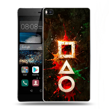 Пластиковый чехол на Huawei P8 с принтом Squid Game Игра кальмара Пластиковый чехол на Huawei P8 с принтом Squid Game Игра кальмара