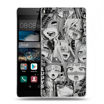 Пластиковый чехол на Huawei P8 с принтом Ahegao Ахегао Аниме Пластиковый чехол на Huawei P8 с принтом Ahegao Ахегао Аниме