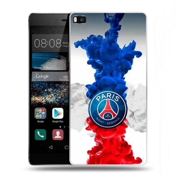 Пластиковый чехол на Huawei P8 с принтом PSG ПСЖ Пластиковый чехол на Huawei P8 с принтом PSG ПСЖ