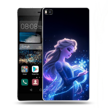 Пластиковый чехол на Huawei P8 с принтом Холодное сердце Frozen Пластиковый чехол на Huawei P8 с принтом Холодное сердце Frozen
