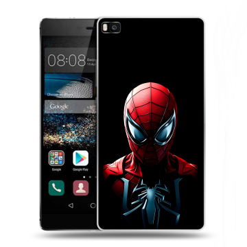 Пластиковый чехол на Huawei P8 с принтом Spiderman Человек паук Пластиковый чехол на Huawei P8 с принтом Spiderman Человек паук