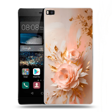 Пластиковый чехол на Huawei P8 с принтом женский Пластиковый чехол на Huawei P8 с принтом женский