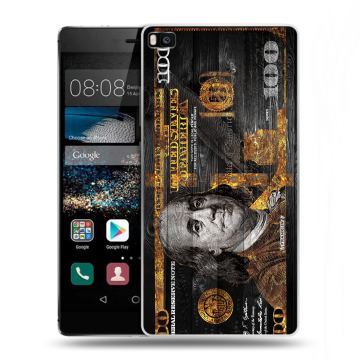 Пластиковый чехол на Huawei P8 с принтом Доллар деньги Пластиковый чехол на Huawei P8 с принтом Доллар деньги