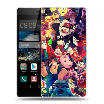 Пластиковый чехол на Huawei P8 с принтом Gravity Falls Гравити Фолз Пластиковый чехол на Huawei P8 с принтом Gravity Falls Гравити Фолз