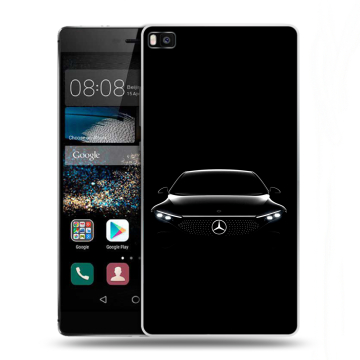 Пластиковый чехол на Huawei P8 с принтом Mercedes Мерседес Пластиковый чехол на Huawei P8 с принтом Mercedes Мерседес