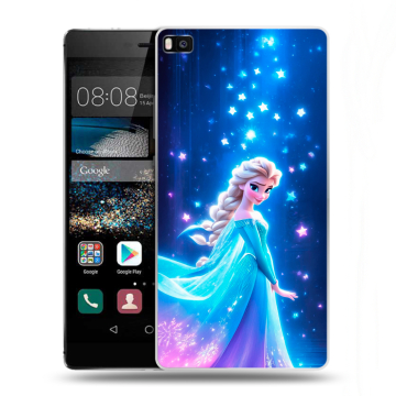Пластиковый чехол на Huawei P8 с принтом Холодное сердце Frozen Пластиковый чехол на Huawei P8 с принтом Холодное сердце Frozen