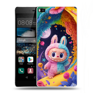 Пластиковый чехол на Huawei P8 с принтом Labubu Лабубу