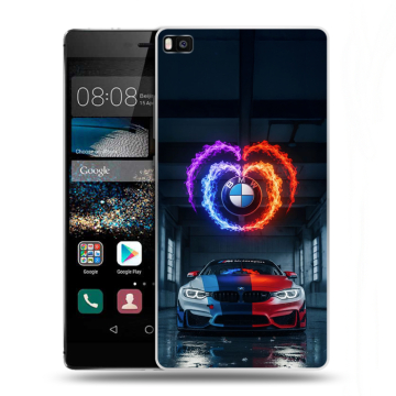 Пластиковый чехол на Huawei P8 с принтом BMW БМВ Пластиковый чехол на Huawei P8 с принтом BMW БМВ