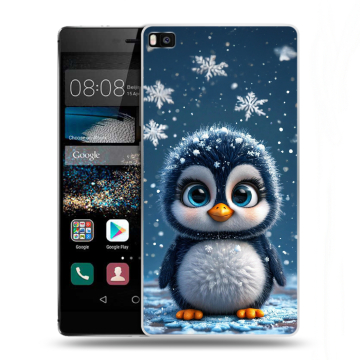 Пластиковый чехол на Huawei P8 с принтом Новый год Пластиковый чехол на Huawei P8 с принтом Новый год