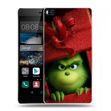 Пластиковый чехол на Huawei P8 с принтом Новый год Пластиковый чехол на Huawei P8 с принтом Новый год