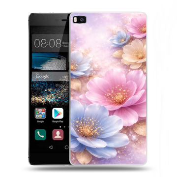 Пластиковый чехол на Huawei P8 с принтом женский Пластиковый чехол на Huawei P8 с принтом женский