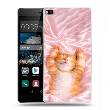 Пластиковый чехол на Huawei P8 с принтом женский Пластиковый чехол на Huawei P8 с принтом женский
