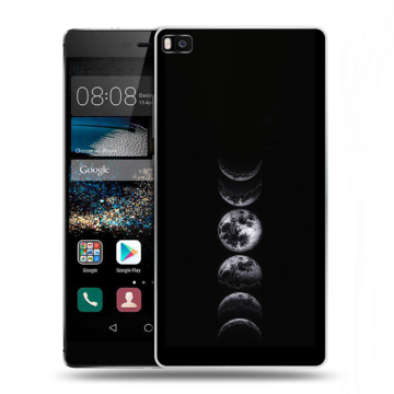 Пластиковый чехол на Huawei P8 с принтом женский