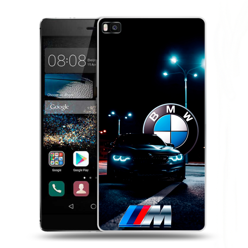 Пластиковый чехол на Huawei P8 с принтом БМВ BMW Пластиковый чехол на Huawei P8 с принтом БМВ BMW