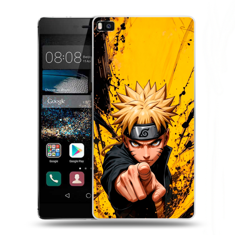 Пластиковый чехол на Huawei P8 с принтом Naruto Наруто Пластиковый чехол на Huawei P8 с принтом Naruto Наруто