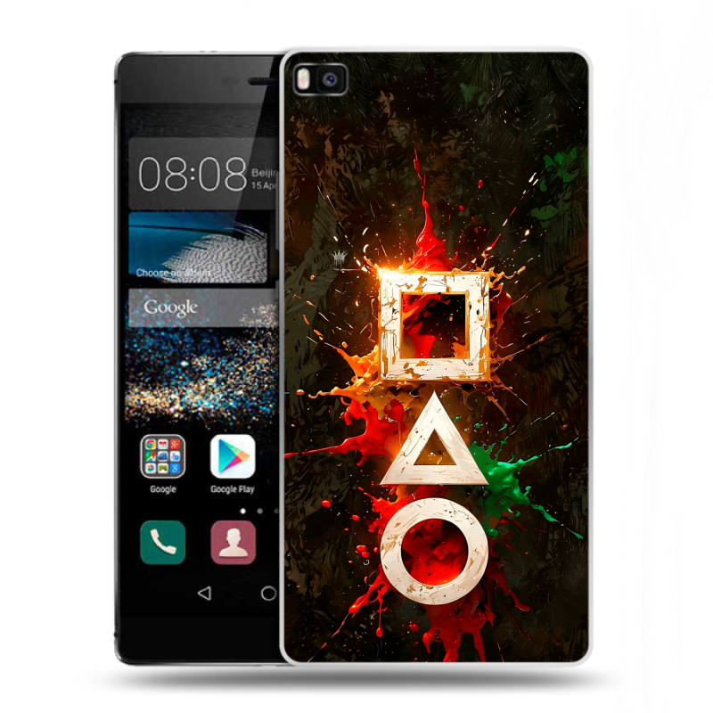 Пластиковый чехол на Huawei P8 с принтом Squid Game Игра кальмара Пластиковый чехол на Huawei P8 с принтом Squid Game Игра кальмара