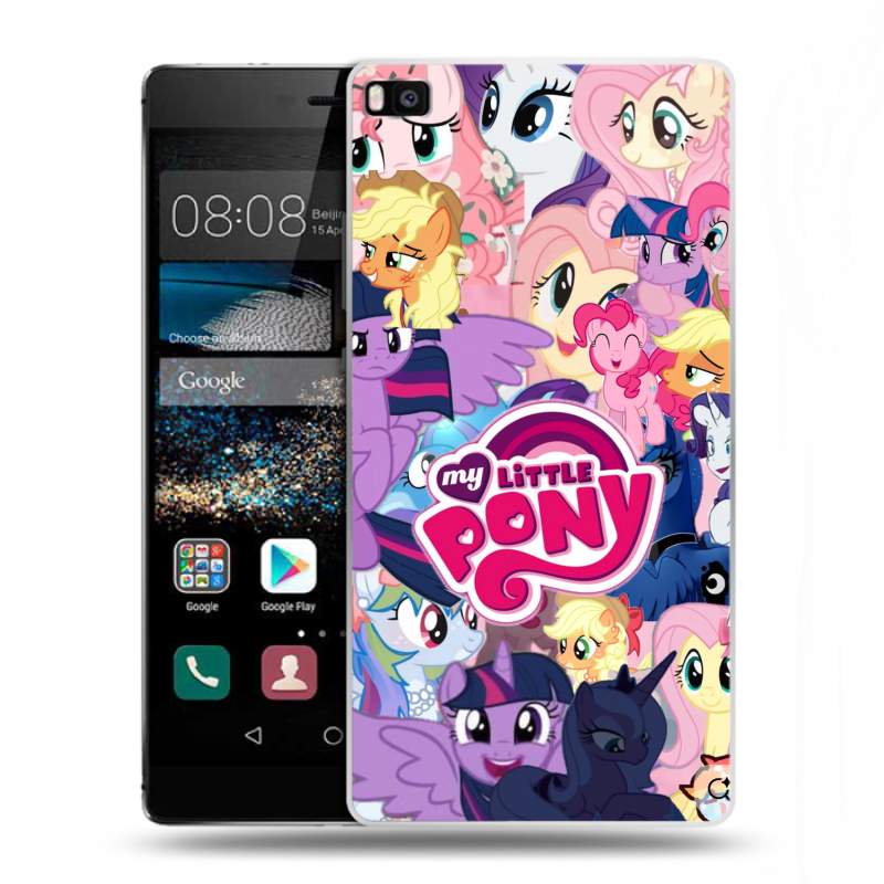 Пластиковый чехол на Huawei P8 с принтом My little pony Дружба чудо Пластиковый чехол на Huawei P8 с принтом My little pony Дружба чудо