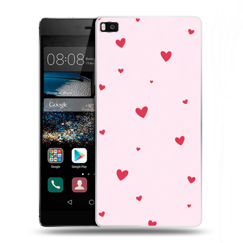 Пластиковый чехол на Huawei P8 с принтом для девочек Пластиковый чехол на Huawei P8 с принтом для девочек